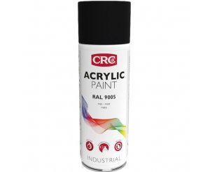 PAINT SPRAY ACRYLIC PAINT RAL-9005 MATT BLACK 400ml.