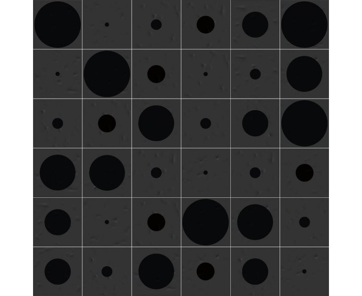 TONDO BASALTO 20x20