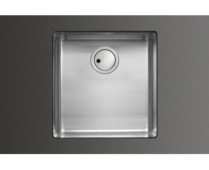 INOX SINK ZENIT ZN-TOP-4040 1C. FLOORED