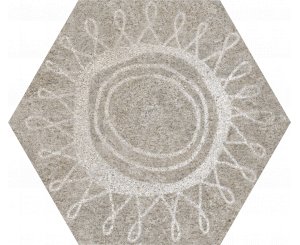 ARIZONA GRAY DECOR C2 HEX25 22x25