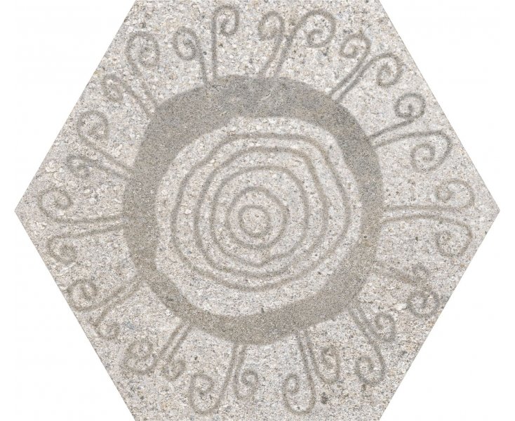 ARIZONA GRAY DECOR C2 HEX25 22x25