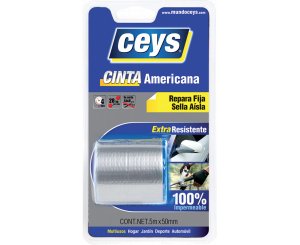 CINTA AMERICANA TACKCEYS 5x50 GRIS