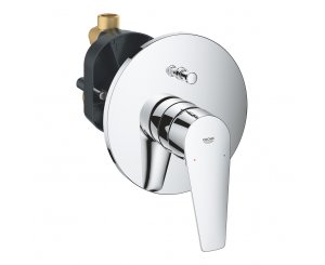 SINGLE LEVER BAUEDGE BATHROOM / SHOWER BUILT-IN CHROME