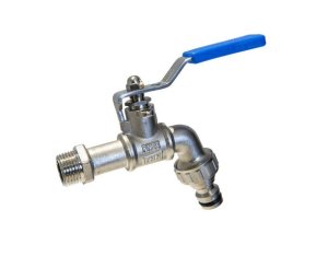 JARDIN C-400 1'2 "CURVED TAP WITH 3/4" HOSE FITTING 