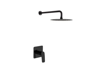 SINGLE LEVER NEW FLY RECESSED SHOWER 1 VIA MATTE BLACK W / KIT