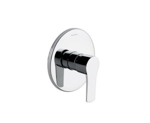 SINGLE-LEVER TITANIUM SHOWER BUILT-IN 1 WAY CHROME WITHOUT KIT