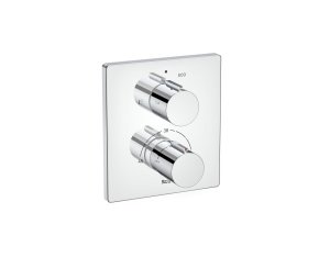 ROCABOX SQUARE T-2000 BUILT-IN BATH/SHOWER THERMOSTAT CHROME