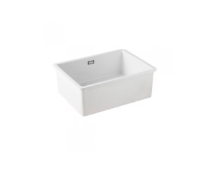 VALET STONEWARE SINK WITH VALVE 60x46 1C WHITE