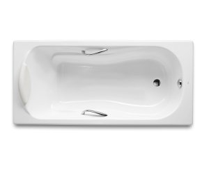 HAITI CAST IRON BATHTUB 150x80 WHITE