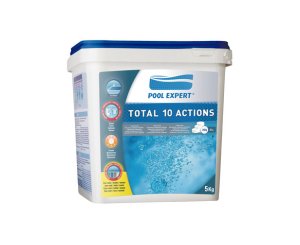 CHLORINE 10 ACTIONS POOL EXPERT TABLETS 200GRS 5KGS 