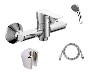 SINGLE-LEVER SINGLE-LEVER SHOWER CHROME WITH SHOWER EQUIPMENT