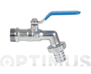 GARDEN SPHERE TAP 1/2" - 3/4" HOSE FITTING 