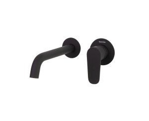 SINGLE-LEVER MIXER ALEXIA BUILT-IN WASHBASIN MATT BLACK SPOUT-19