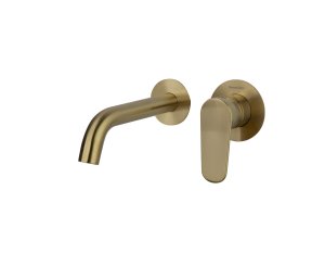 MIXER ALEXIA BUILT-IN BASIN BRUSHED GOLD SPOUT-19