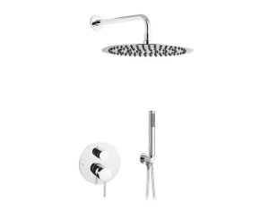 RECESSED CHROME MINIMA KIT SHOWER SET