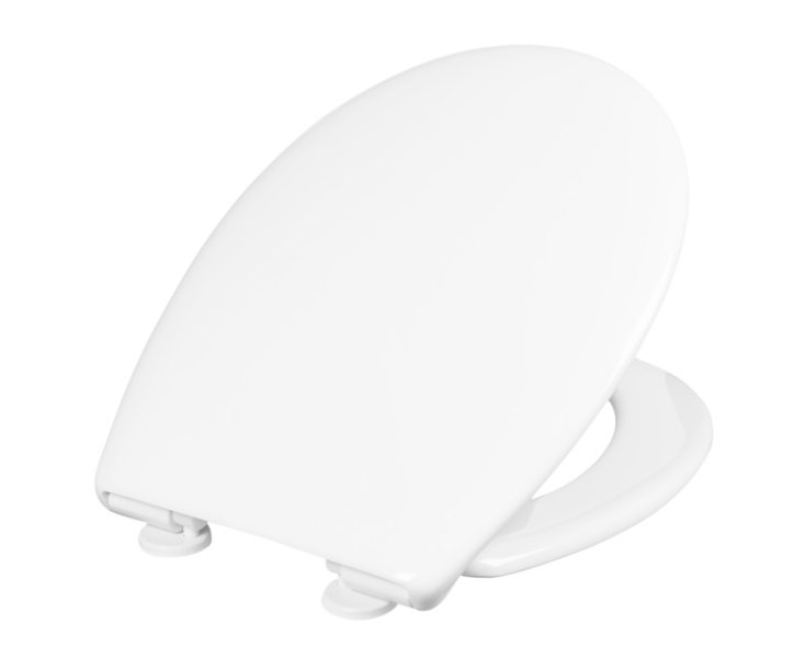 WC SEAT AS POLYPROPYLENE FALL CUSHIONED BL.