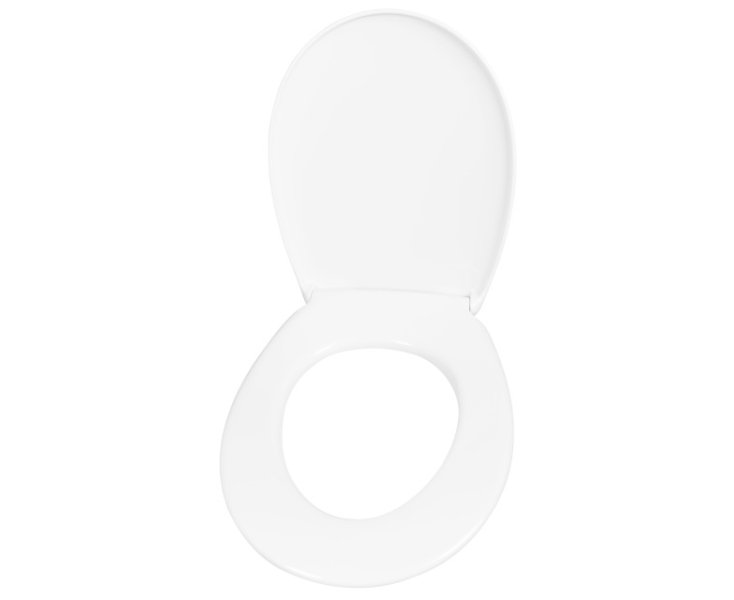 WC SEAT AS POLYPROPYLENE FALL CUSHIONED BL.