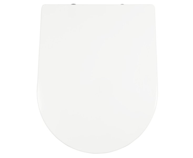 TRIENT DUROPLAST TOILET SEAT CUIDA CUSHIONED W/ HINGES BL.