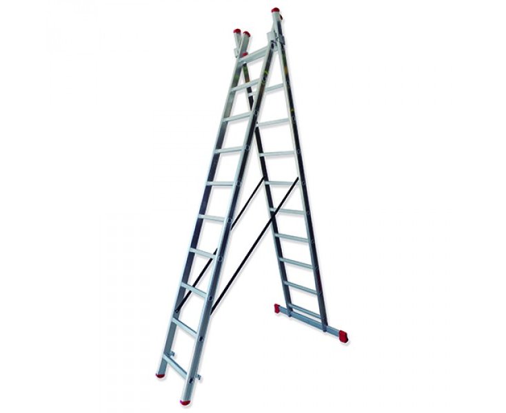 DOUBLE TRANSFORMABLE LADDER 11x2 STEPS 3.00/5.49 OFFER