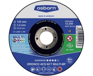 DRONCO STAINLESS STEEL DISC 230x1.9 MULTI SPECIAL