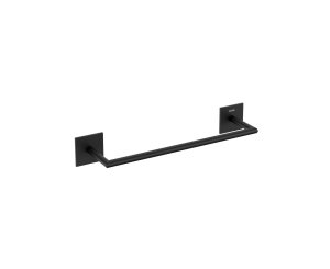 MATT BLACK STICK TOWEL RAIL 30