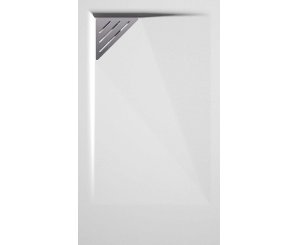 SHOWER TRAY STONE MIO 200x70 PLAIN WHITE