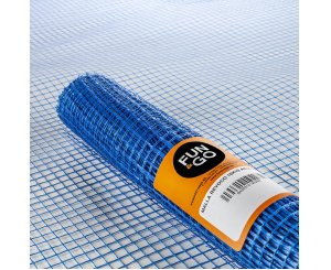 FIBERGLASS PLASTER MESH ROLL 10M 10x10/100 BLUE OFFER