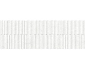 MANHATTAN WAVY WHITE SHAPED RECT. 33.3x100