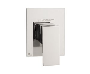 CUBIC SHOWER MIXER RECESSED 1 OUTLET CHROME