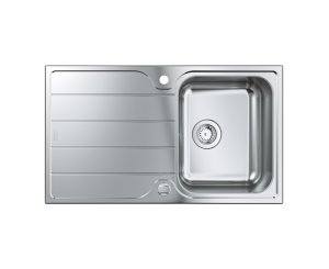 STAINLESS SINK K500 860x500 1C OVER COUNTERTOP W/DRAINER
