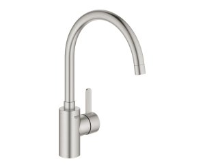 SINGLE LEVER EUROSMART COSMO SINK HIGH SPOUT SUPERSTEEL