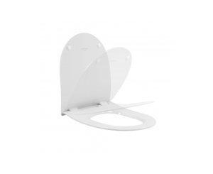 URBY SLIM WC SEAT CUSHIONED FALL EASYCLIP WHITE
