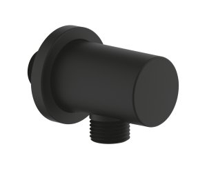 WATER INLET 1/2" W/ROUND CANOPY GROHE MATTE BLACK