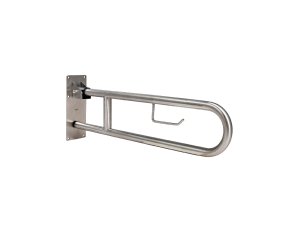 SATIN STAINLESS STEEL FOLDING BAR 600mm.