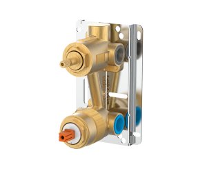 RECESSED MECHANISM WITH 2 OUTLETS