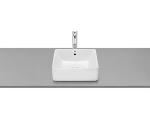 THE GAP SQUARE WASHBASIN OVER COUNTERTOP 39x37x13 WHITE