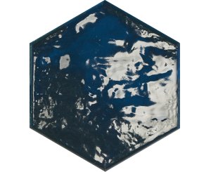 RAIN BLUE HEXAGONAL 19.8x22.8