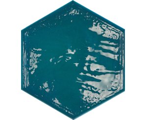 RAIN AQUAMARINE HEXAGONAL 19.8x22.8