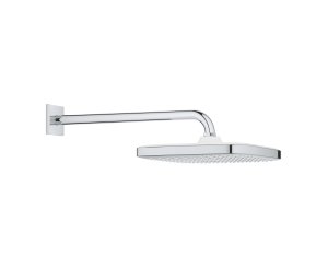 SHOWER SET TEMPESTA 250 CUBE W/WALL ARM 1JET CR/BL