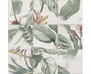 BOTTLE DECOR SPRING LEAVES C2 20x20