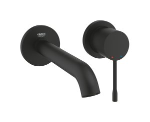 ESSENCE MIXER BASIN-M RECESSED 1/2" MATT BLACK