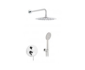 SHOWER SET MINIMA KIT CHROME RECESSED ABS SHOWER Ø300