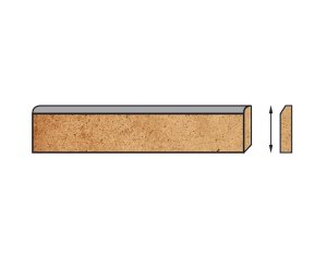 PLINTH OLBA PAINTED LEATHER 7.5x33