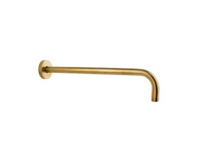 WALL SHOWER ARM 1/2" 350mm MZ BRUSHED GOLD