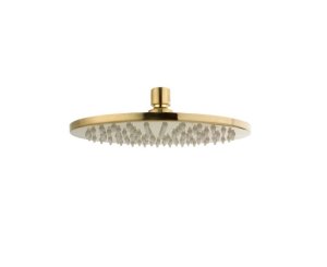 MINI SHOWER HEAD 200mm. BRUSHED GOLD