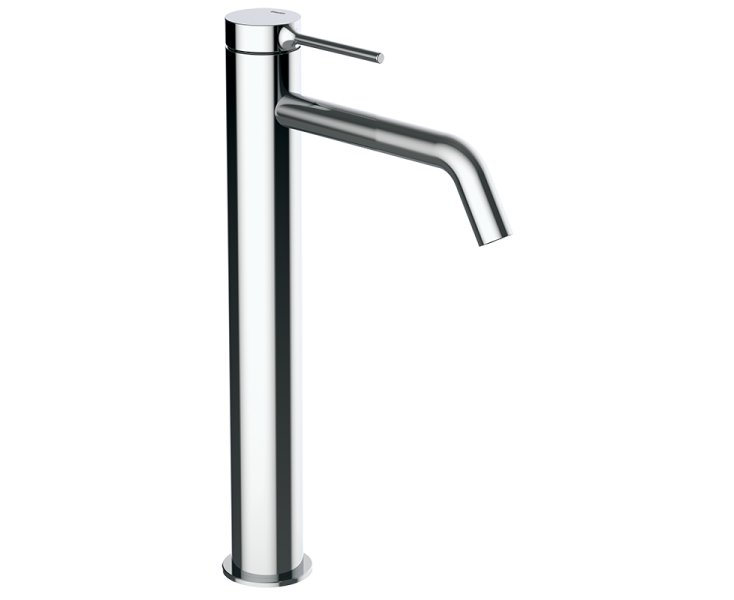 TIME MALE XXL SINK SINK SPOUT 125mm WITH CHROME VALVE