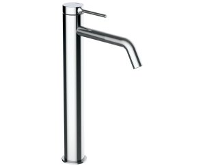 TIME MALE XXL SINK SINK SPOUT 125mm WITH CHROME VALVE