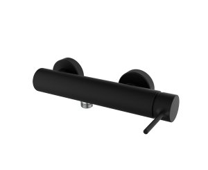 SINGLE LEVER TIME SHOWER WITH BLACK KIT