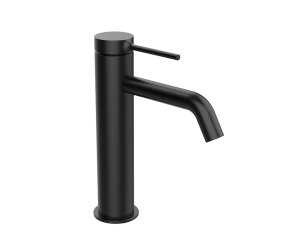 TIME MALE XL SINK WITH METAL VALVE BLACK ETERNICE