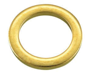 BRASS HINGE RING 16x11.0x2MM BLISTER 16UD
